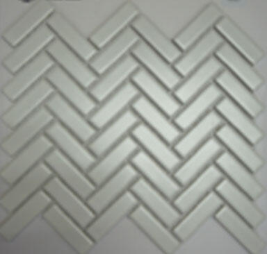 Mosaic Tile White Herr Matt 12.5X11 1 Each SZ001