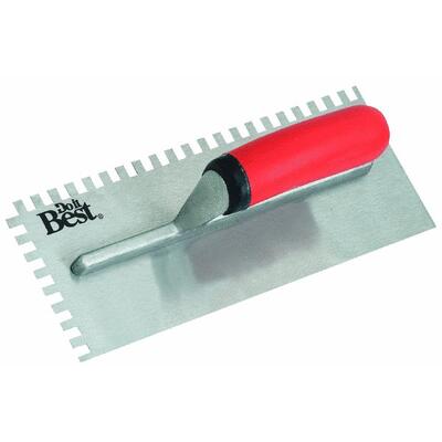  Do It Best  Square Notched Trowel  3/8 Inch  1 Each 311782