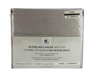 Safdie & Co Bed Sheet 3 Piece Twin Taupe 1 Set 38344.3T.04: $63.73