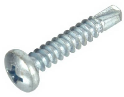  Hillman  Pan Head Phillips Self-Drilling Screw #8x1 Inch  Zinc 1 Each 560276