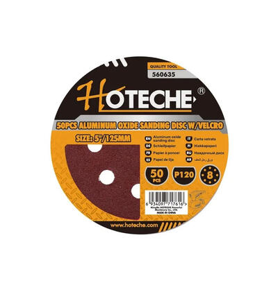 Hoteche Aluminum Oxide Sanding Disc 5 Inch 1 Each 560635