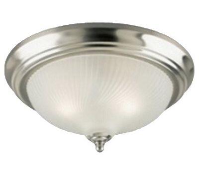 Westinghouse Ceiling Fixture 2 Light Nickel 1 Each 64305