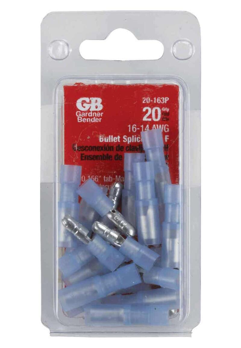 Gb Electrical Bullet Splice 16-14Awg 1 Each 530131 | M&C Home Depot