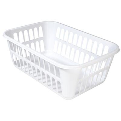 Sterilite Plastic Storage Basket White 1 Each 16088048