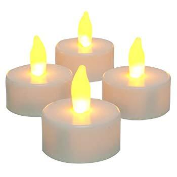  Inglow Flameless Tealight Candle 4 Piece 1 Each CG10059WH4