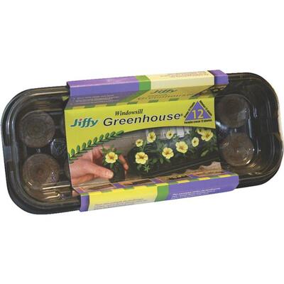  Jiffy  Greenhouse Seed Starter Kit 12 Pellet  1 Each J312