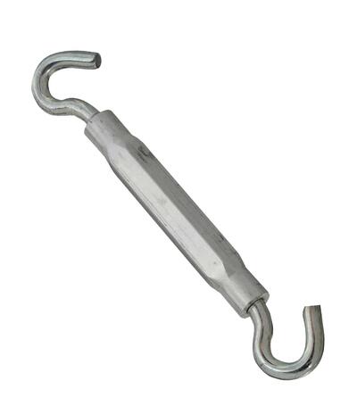  National  Hook And Eye Turn Buckles 1/4x7-1/2 Inch Zinc 1 Each N222000