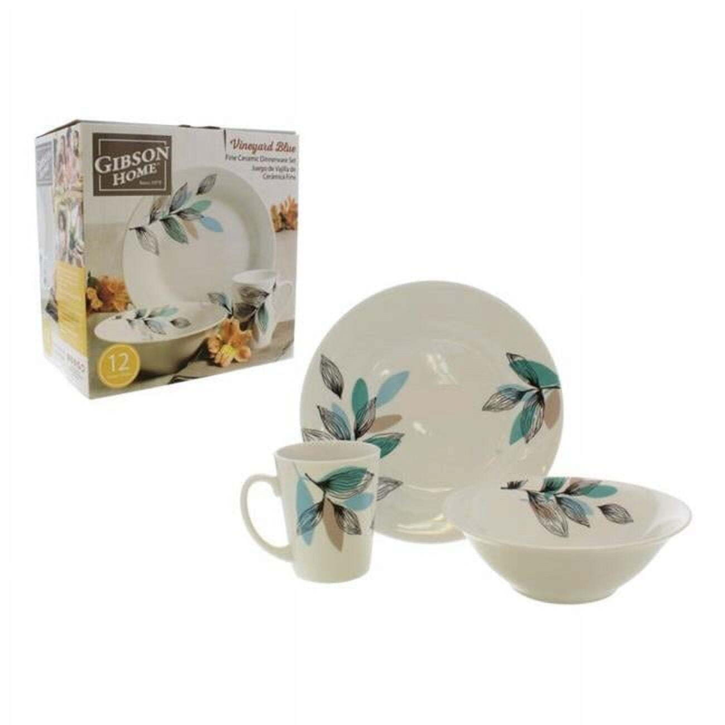 CREAMIC DINNER SET 12PC DECOR