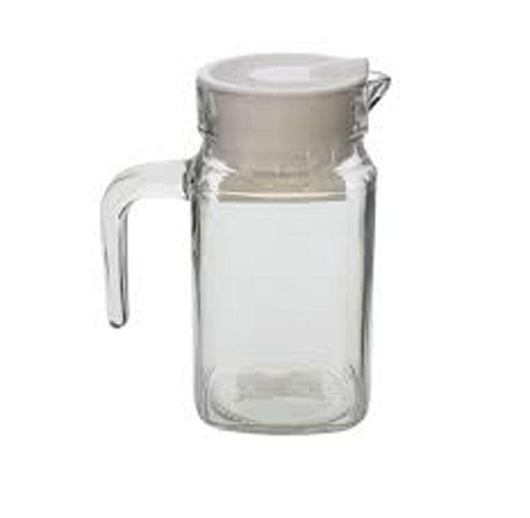 Pasabahce Glass Pitcher With Lid 1.2 Liter 1 Each 752-ISO1250C