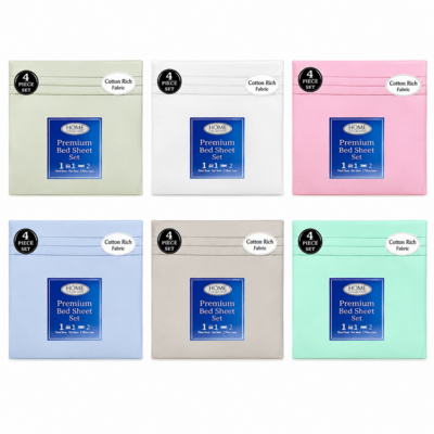 BEDSHEET SET FULL SIZE SOLID