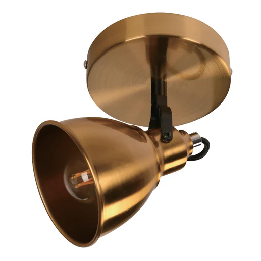  Spotlight 1L E14 40W Satin Brass 1 Each 22605-8