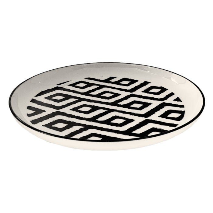 PORC SERVING PLATE W/DECAL