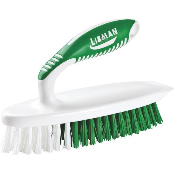 Libman Bristle Rubber Grip Scrub Brush 4.75 Inch 1 Each 16
