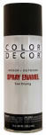 Color Decor Gloss Enamel Spray Paint 10oz Black 1 Each CDS2-AER