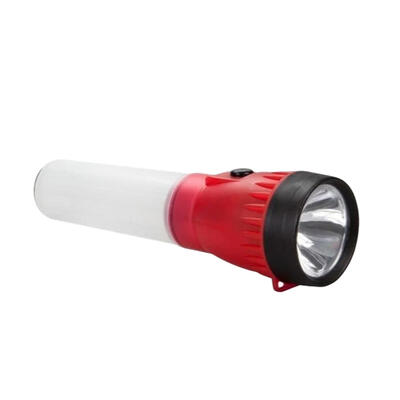 Life Gear Flashlight Waterproof LED 4 Red/White 1 Each DR-LG141