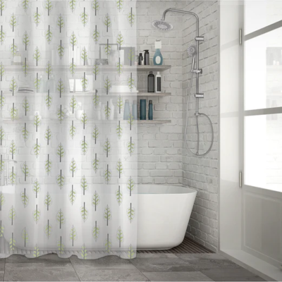 PRINTED SHOWER CURTAIN 50059