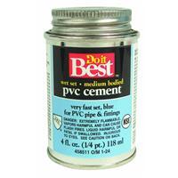  Do It Best  Wet Set PVC Solvent Cement 4 Ounce 1 Each 018404-24: $20.31
