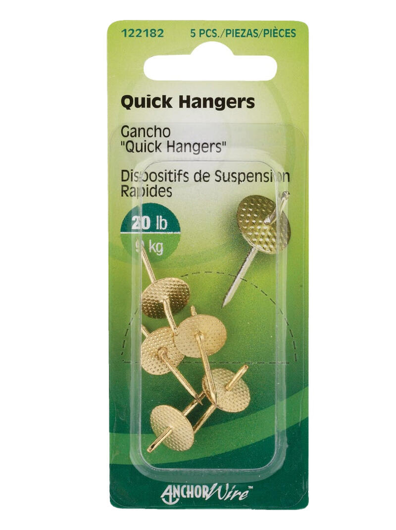 Hillman Quick Hanger 20 Lbs 5 Pack 122182