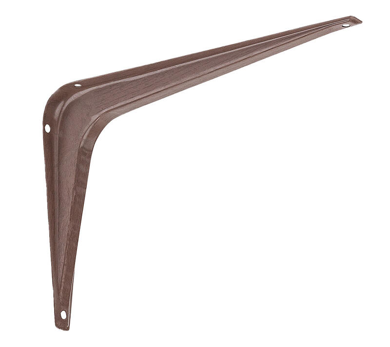  Stanley Shelf Bracket 6x8 Inch  Walnut  1 Each 250541 185-025