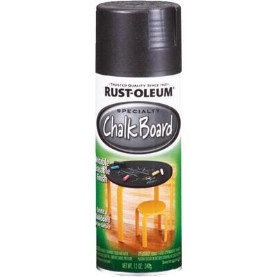 Rust-Oleum Chalkboard Spray Paint 11oz Black 1 Each 1913830: $29.59