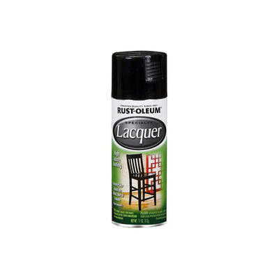  Rustoleum  Spray Paint  11oz Black Lacquer  1 Each 1905830