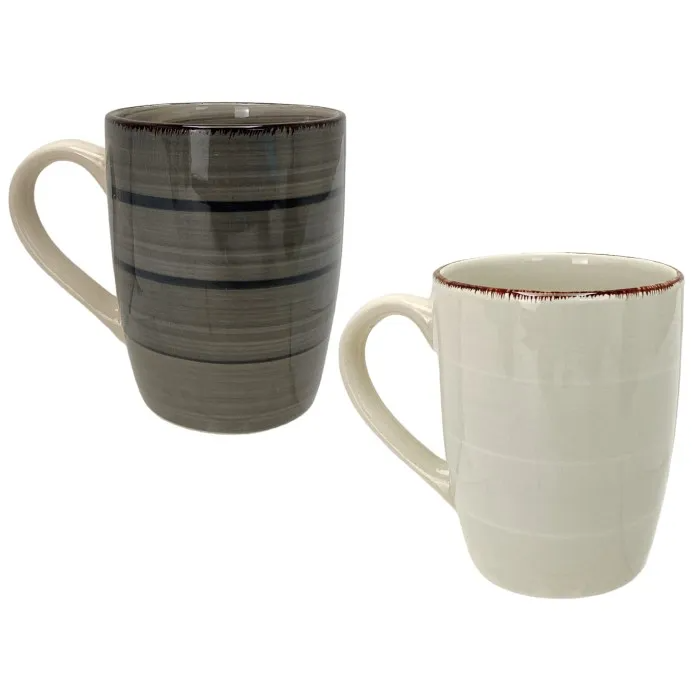 MUG 12OZ SGL HP STONEWARE