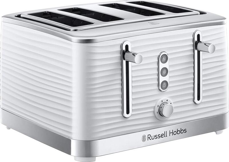  Russell Hobbs Toaster 4Slice White 1 Each 24380
