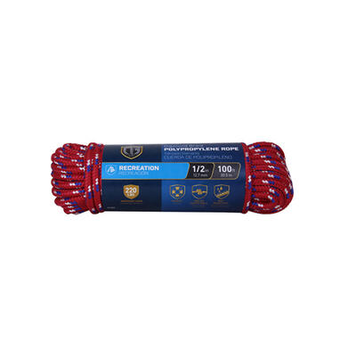  Tru Guard Polypropylene Rope Diamond Braided 1/2 Inch x100 Foot 1 Each 643591