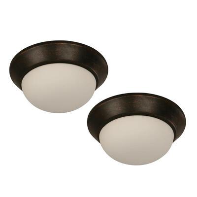  Ceiling Lamp 1Lt  Brass Black 1 Each  21135-9