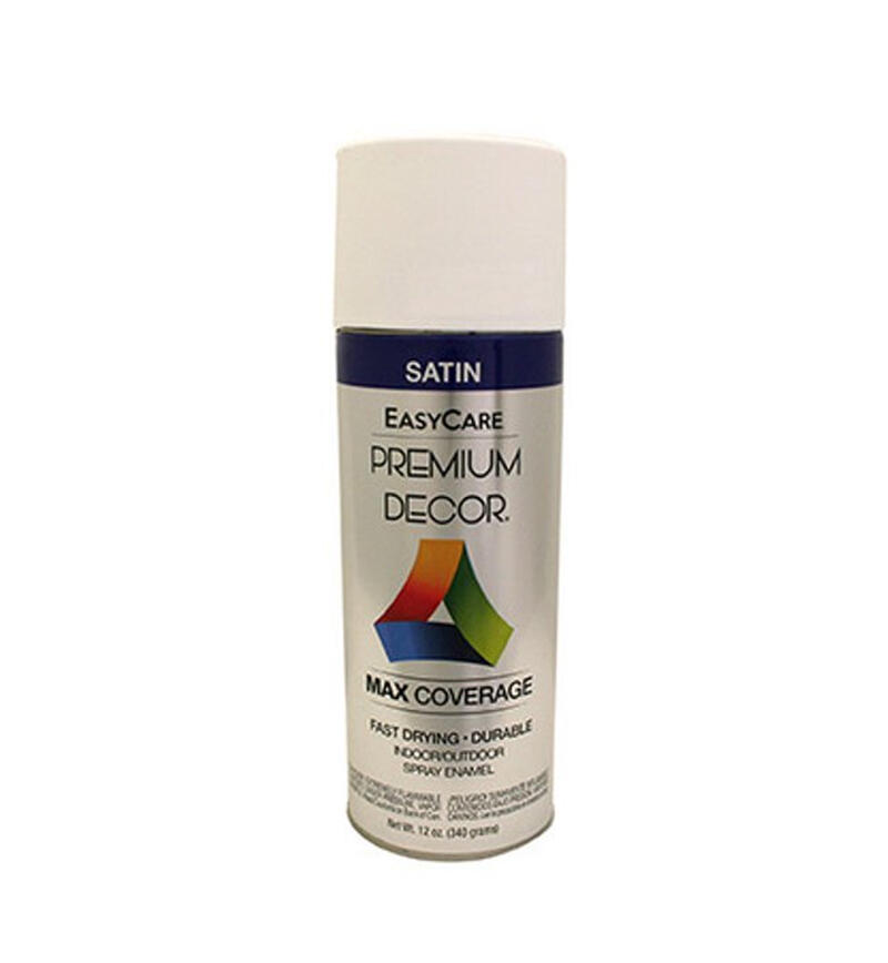 Easy Care Premium Decor Satin Enamel Spray Paint 12oz White 1 Each PDS3-AER