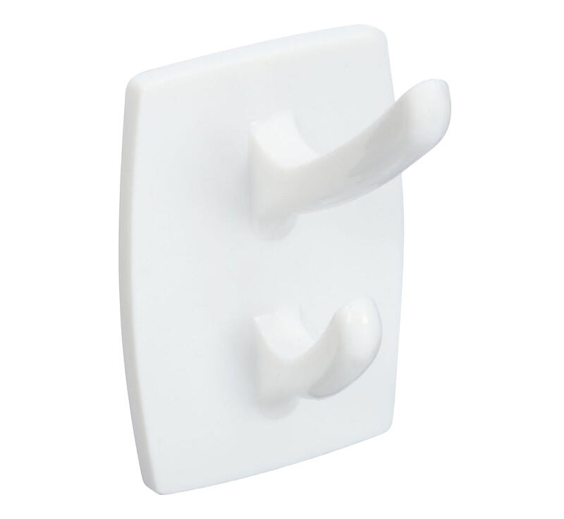  National  Self-Adhesive Double Hook  White  1 Each 308270