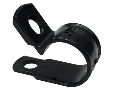 Ecm Industries Clamp Plastic 3/8 Inch Black 15 Pack PPC-1538UVB