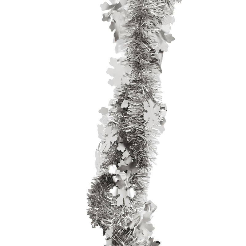 Shiny Snowflake Tinsel Garland 1 Each XMTX349065CHC M&C Home Depot