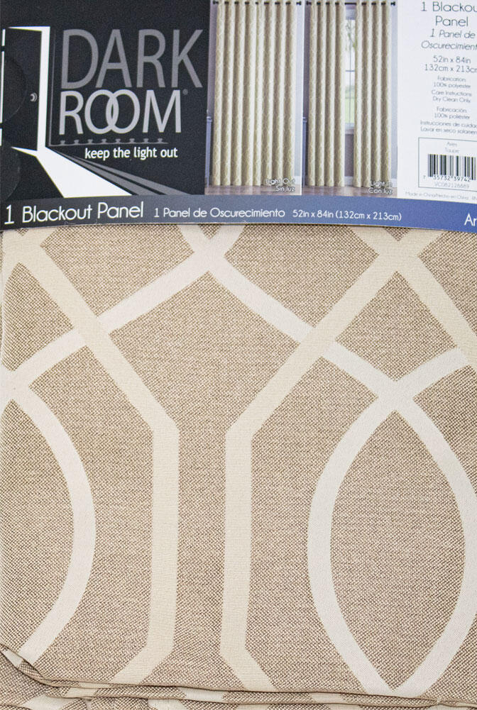 VC Curtain Grommet Blackout Panel Taupe 1 Each ARS-PNL-5584-NW-TAUPE