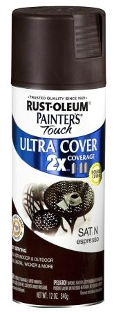 Rust-Oleum Painter's Touch Satin Spray Paint 12oz Espresso 1 Each 249081