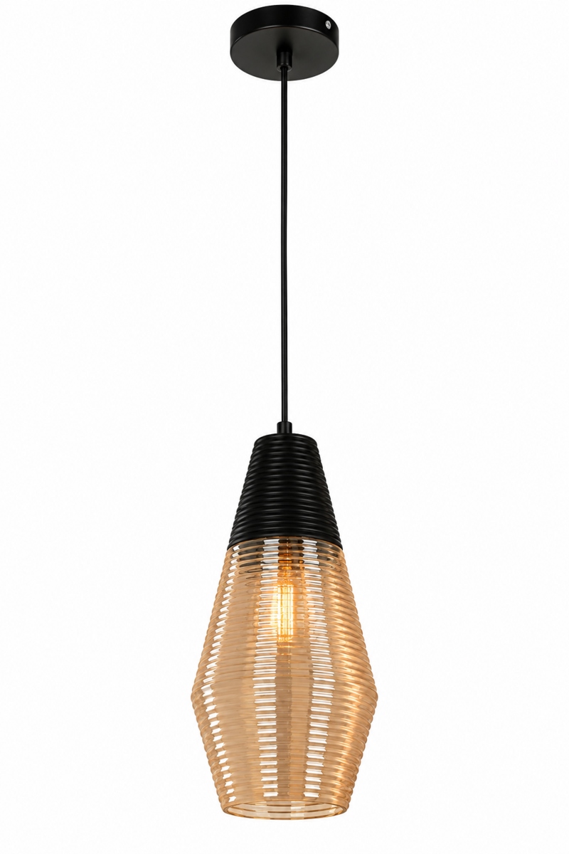 HANGING LAMP 1L E27 60W M/BLK