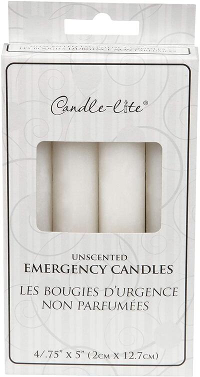  Household Emergency Candles 4 Piece 1 Each 3745595: $13.44
