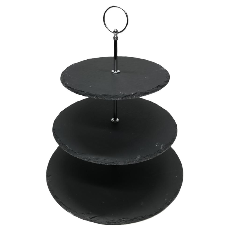 CAKE STAND 3LAYER RND