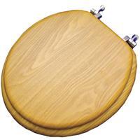  Home Impressions  Round Veneer Toilet Seat  Oak  1 Each WMS-17-V