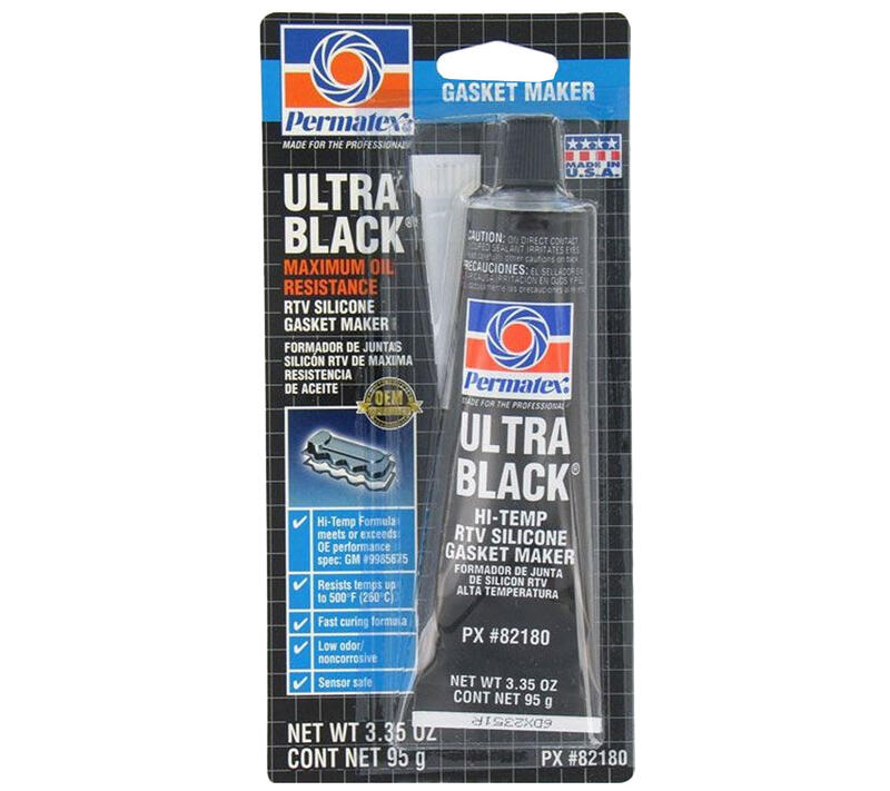  Permatex Silicone Gasket Maker  3.35 Ounce  Black  1 Each 82180