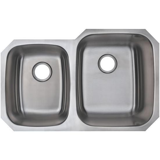 Brown USA Undermount Sink Offset31.5x20.5x7 1 Each BRU0907R