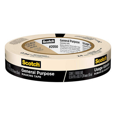  Scotch  Painters Masking Tape  0.94 Inchx60 Yard 1 Roll  2050-24AP