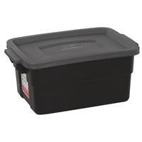 United Solutions Storage Tote With Lid 3 Gallon Black 1 Each RMRT030010