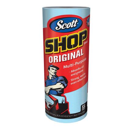 Scott Disposable Original Shop Towel 55ct 1 Each 75130