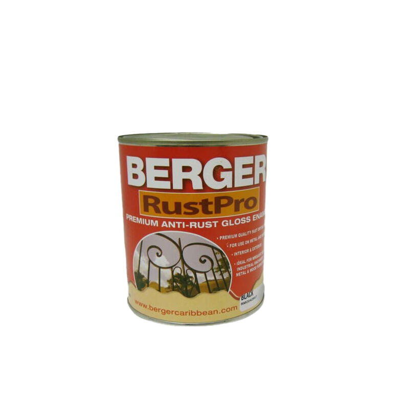 Berger Rustpro Anti-Rust Enamel Paint Black 1 Quart P114024 F2026A09100D