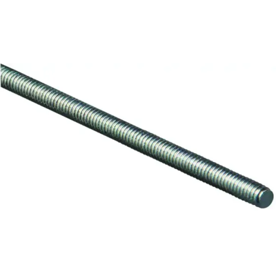 Hillman Steelworks Threaded Steel Rod 1/4 Inch-20x3 Foot Zinc  1 Each 11009