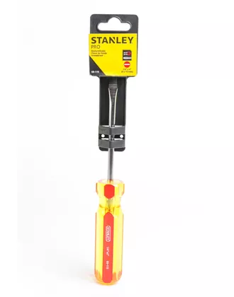  Stanley  Standard Tip Screwdriver  1/4x4 Inch  1 Each 95IB69119