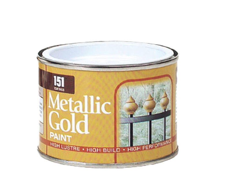 151 Coatings Metallic Paint 180ml Gold 1 Each DY018A