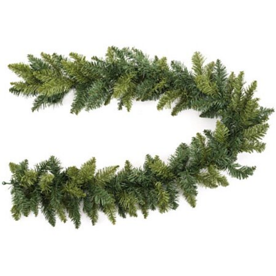 XMAS GARLAND 25X180CM GREEN