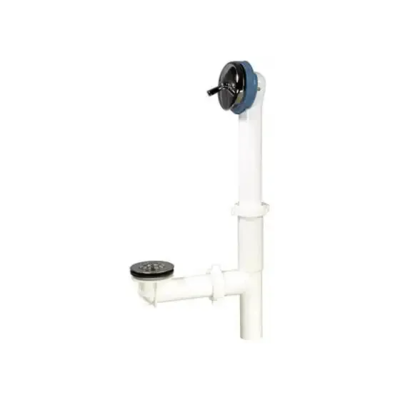 PLAS BATH DRAIN ASSEMBLY WHITE